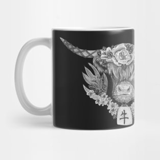 The Year of the Ox (Warm Pink Background) Mug